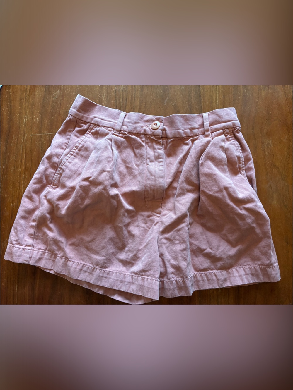Wilfred Blush Pink High-Waist Pleated Shorts